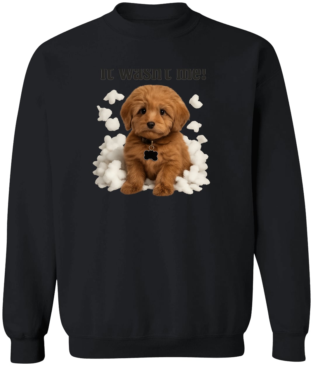G180 Gildan Crewneck Pullover Sweatshirt - Black