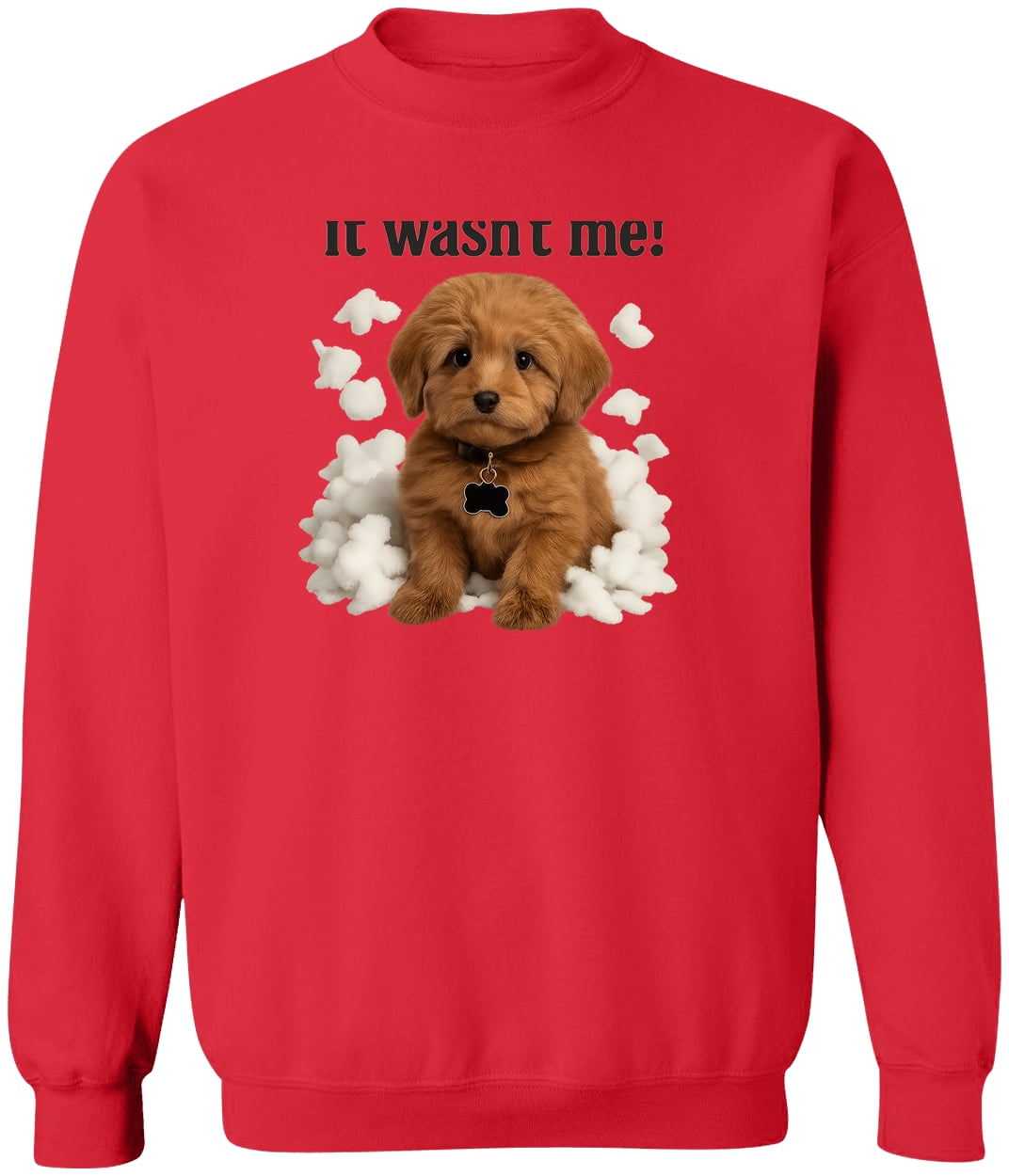 G180 Gildan Crewneck Pullover Sweatshirt - Red