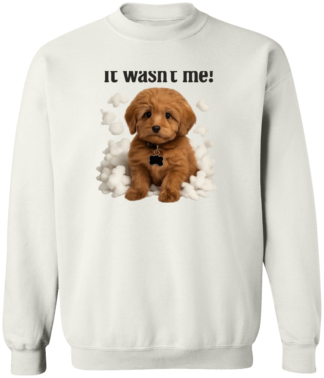 G180 Gildan Crewneck Pullover Sweatshirt - White