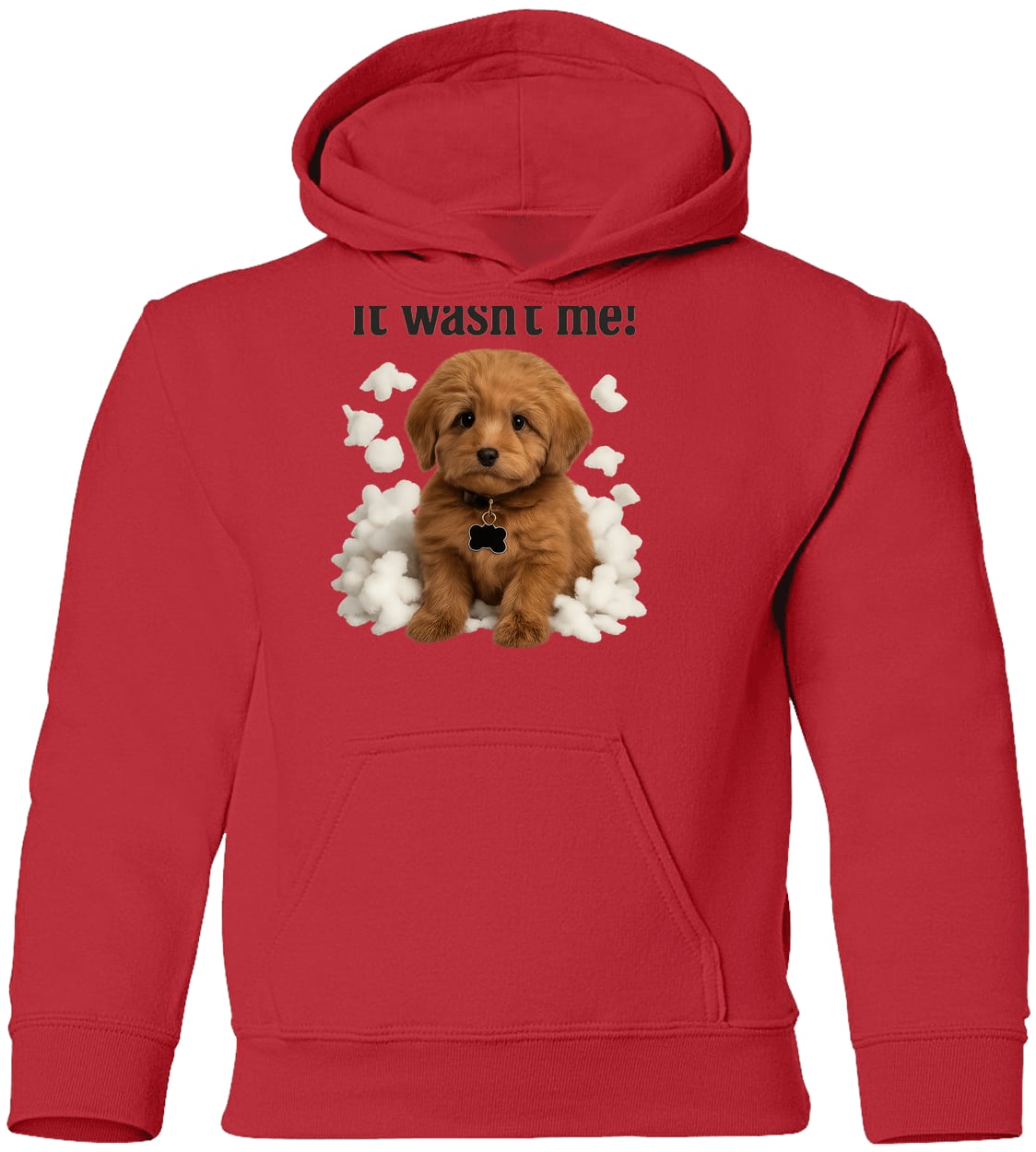G185B Gildan Youth Pullover Hoodie - Red