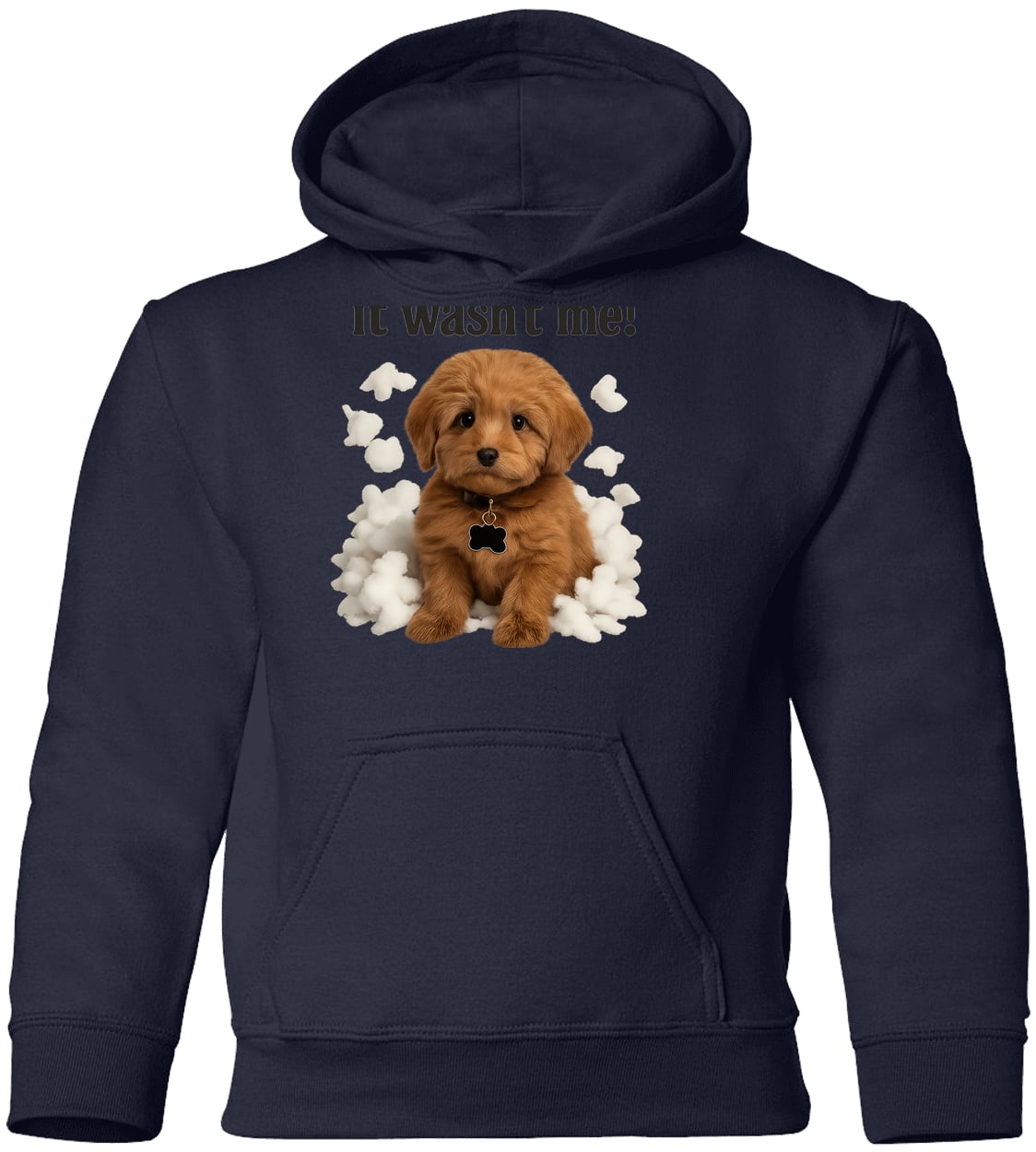 G185B Gildan Youth Pullover Hoodie - Navy