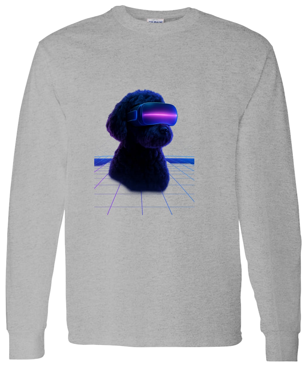 G540 LS T-Shirt 5.3 oz. - Sport Grey