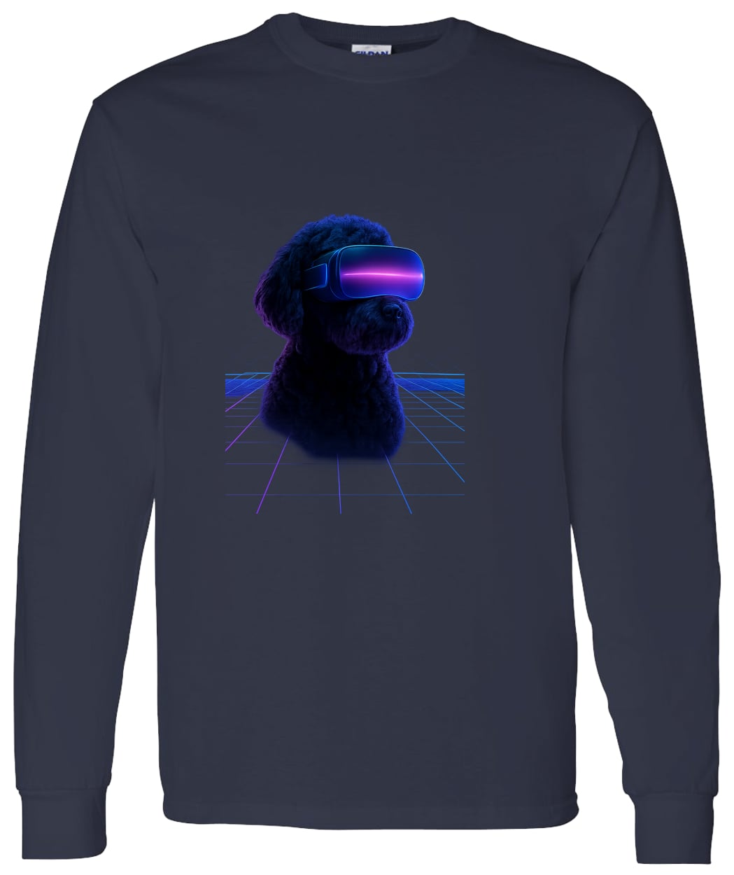 G540 LS T-Shirt 5.3 oz. - Navy