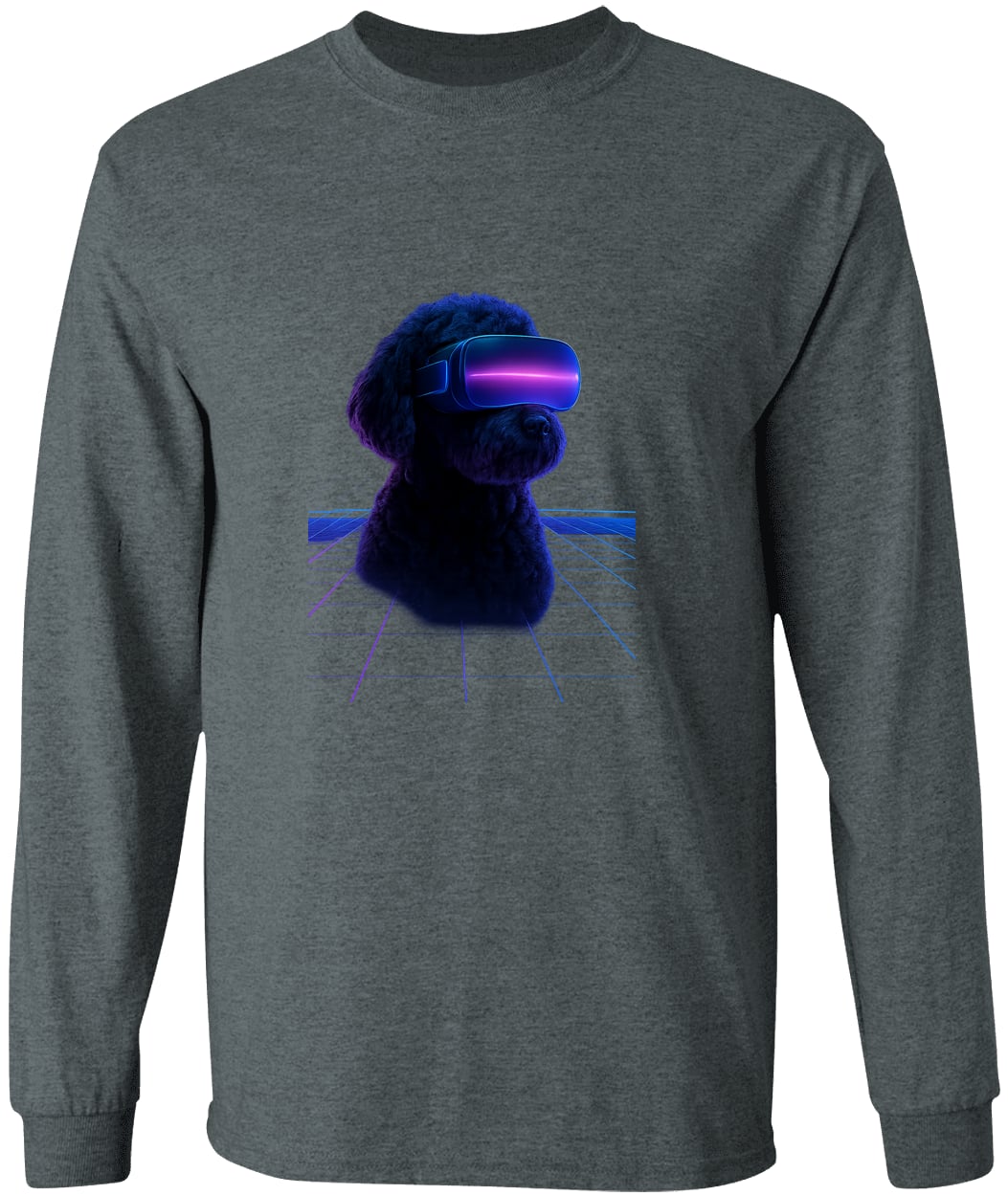 G540 LS T-Shirt 5.3 oz. - Dark Heather