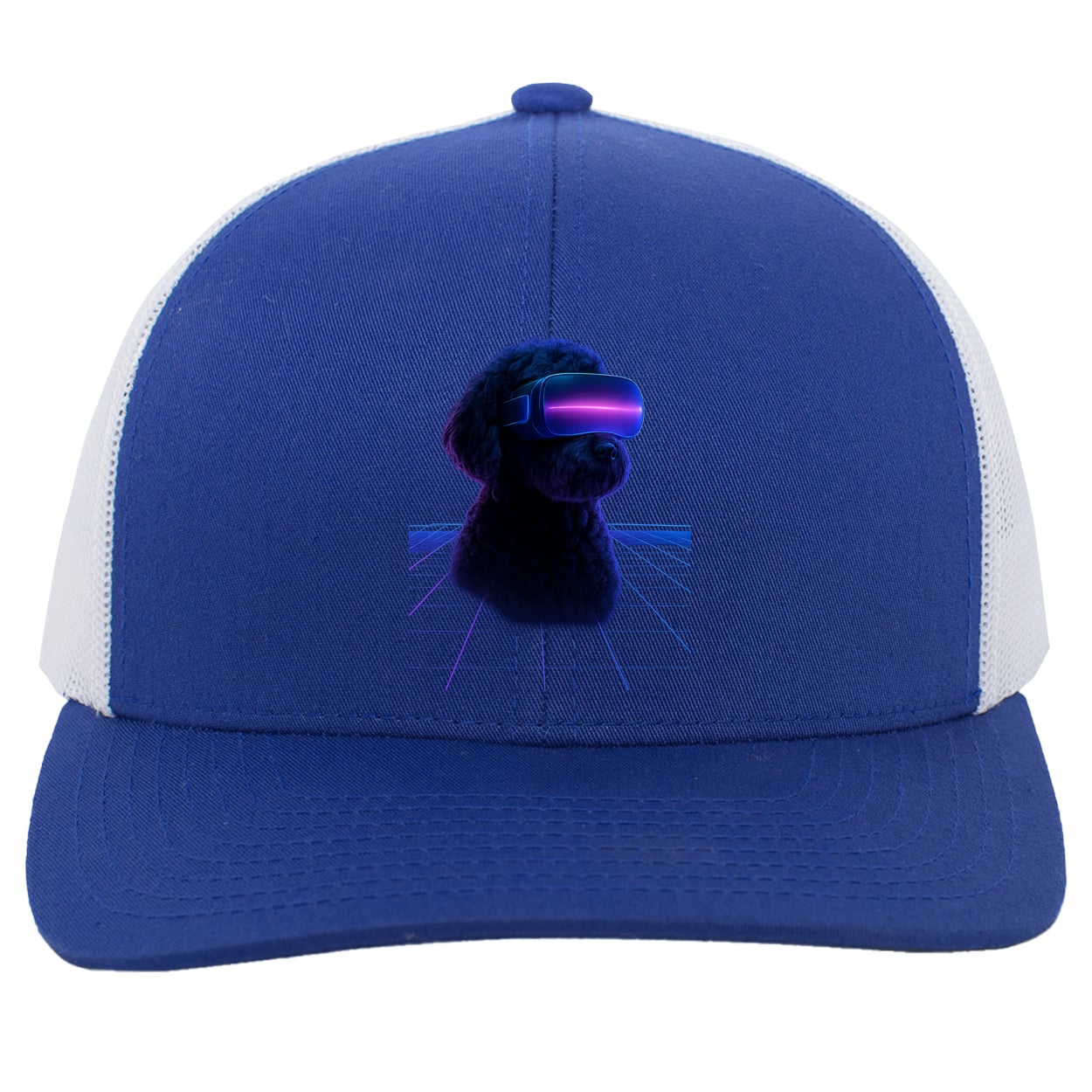 104C Trucker Snap Back - Royal/White