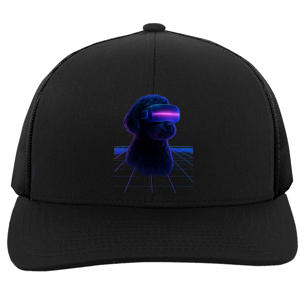 104C Trucker Snap Back - Black