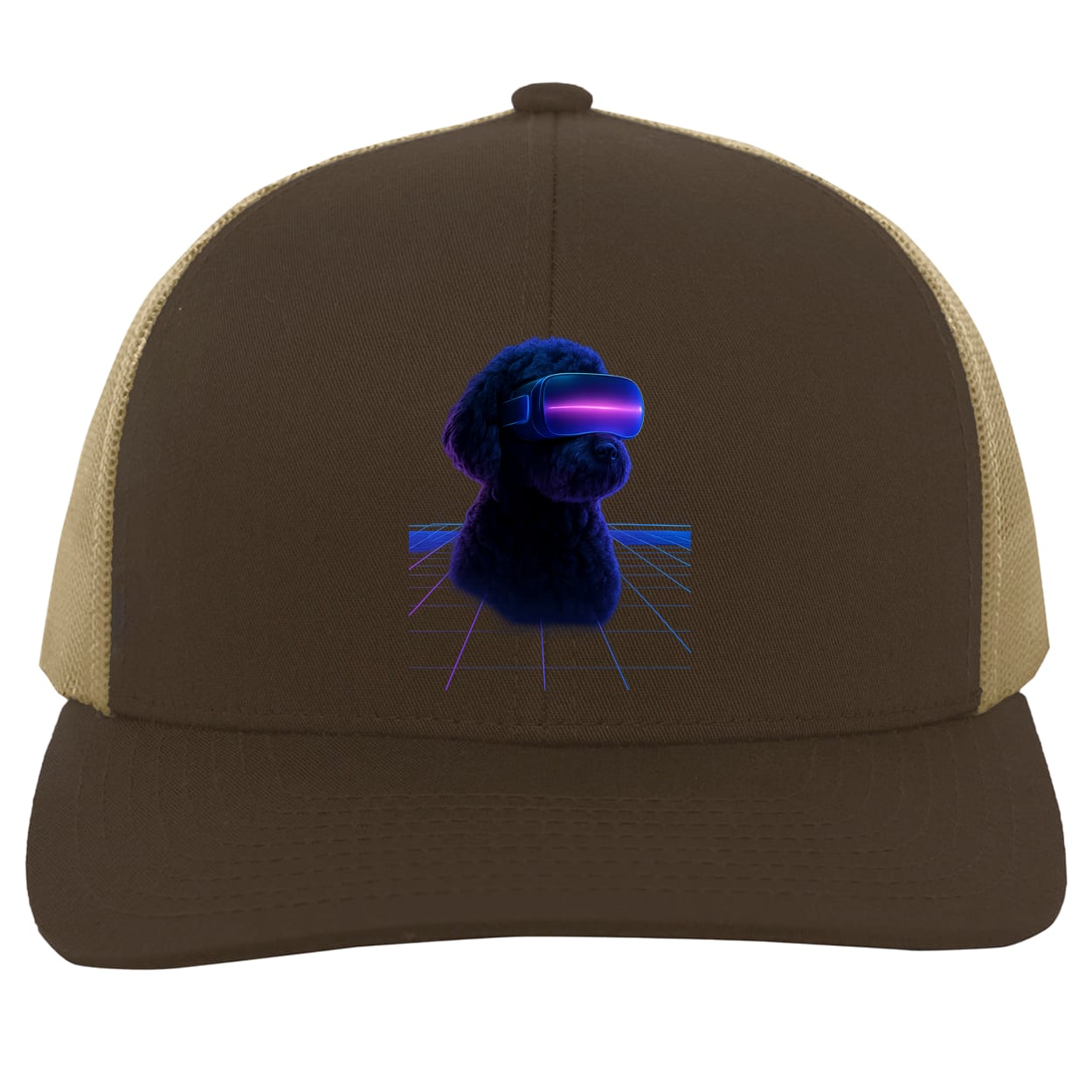 104C Trucker Snap Back - Brown/Khaki