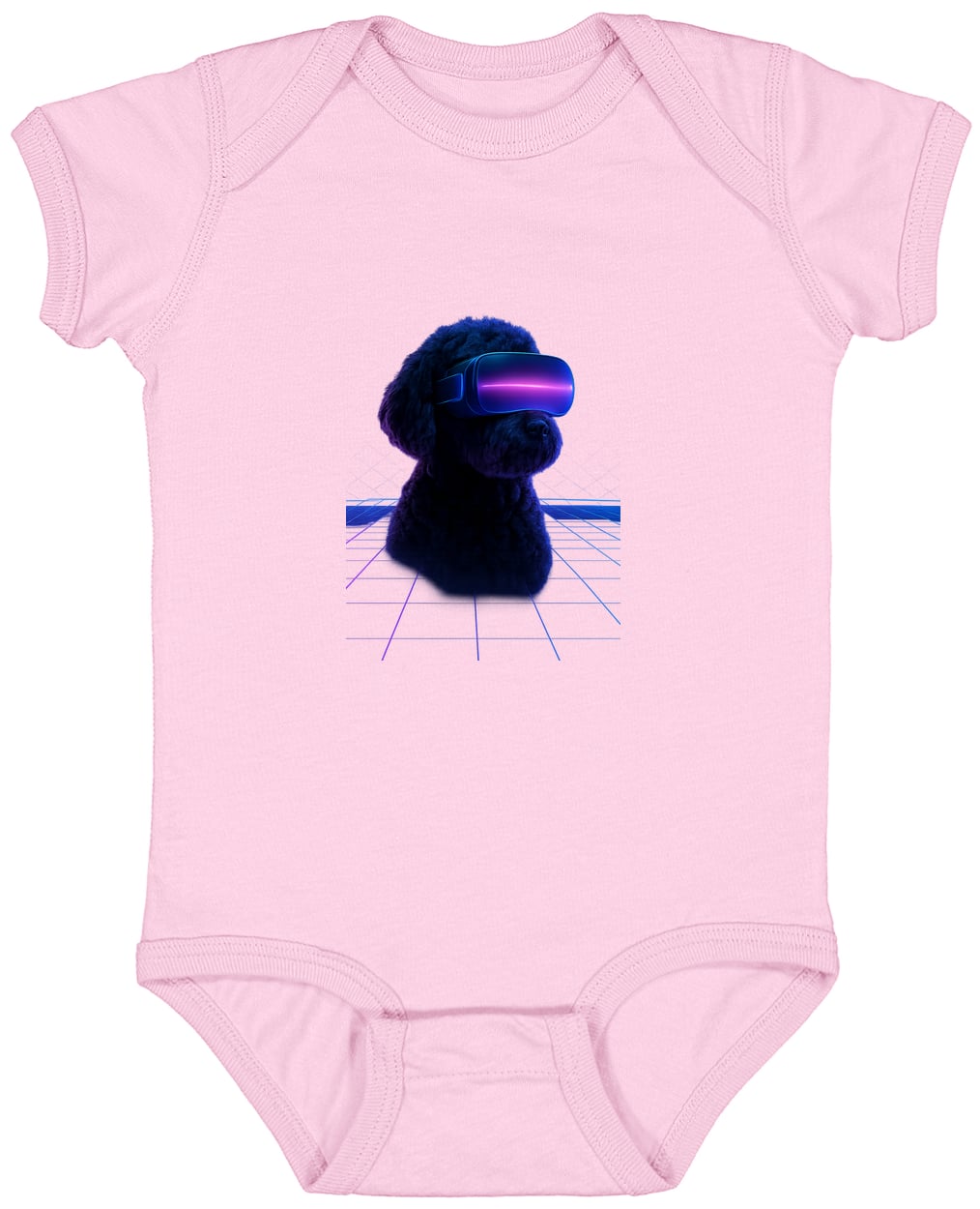 4424 Infant Fine Jersey Bodysuit - Pink