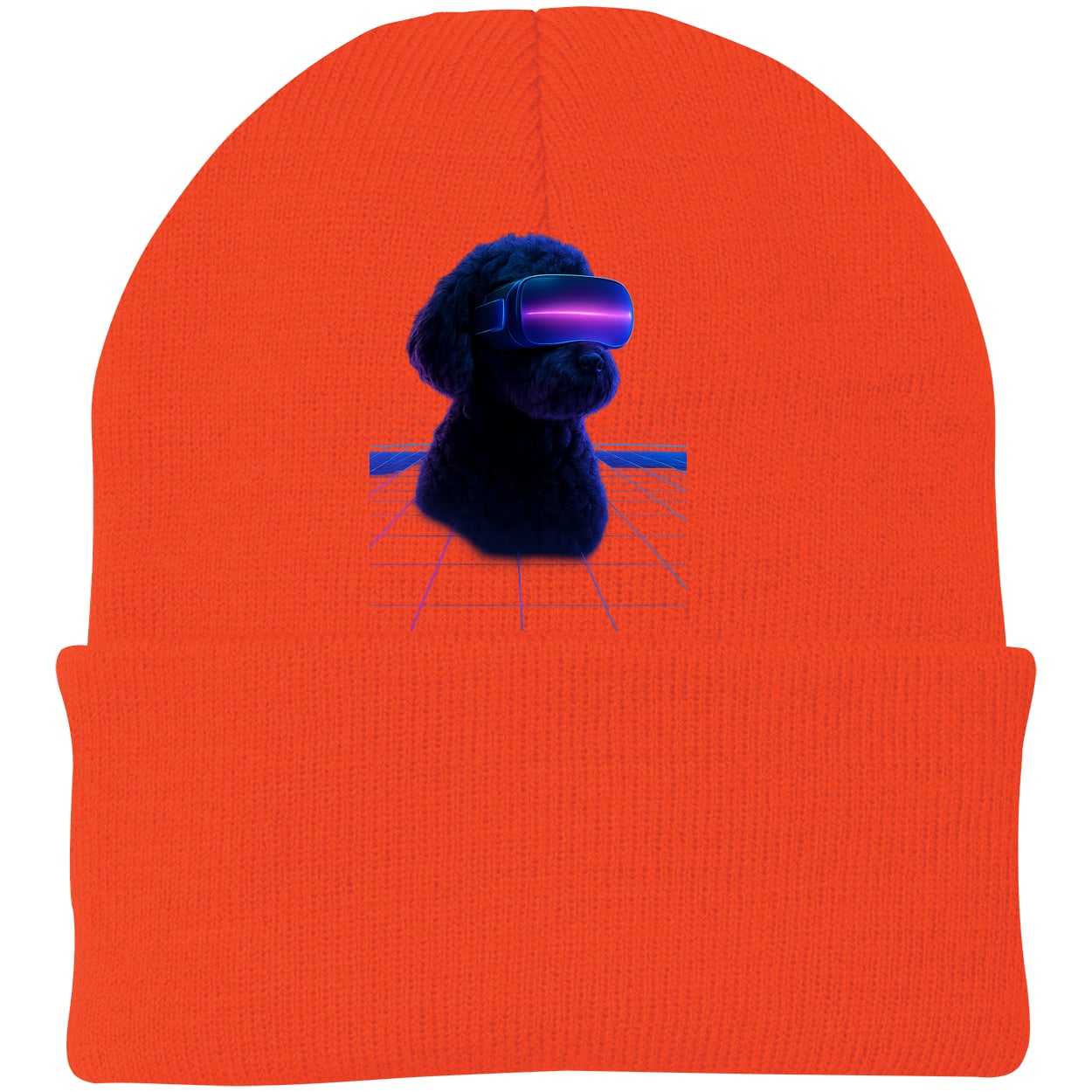 CP90 Port & Company Knit Beanie - Athletic Orange