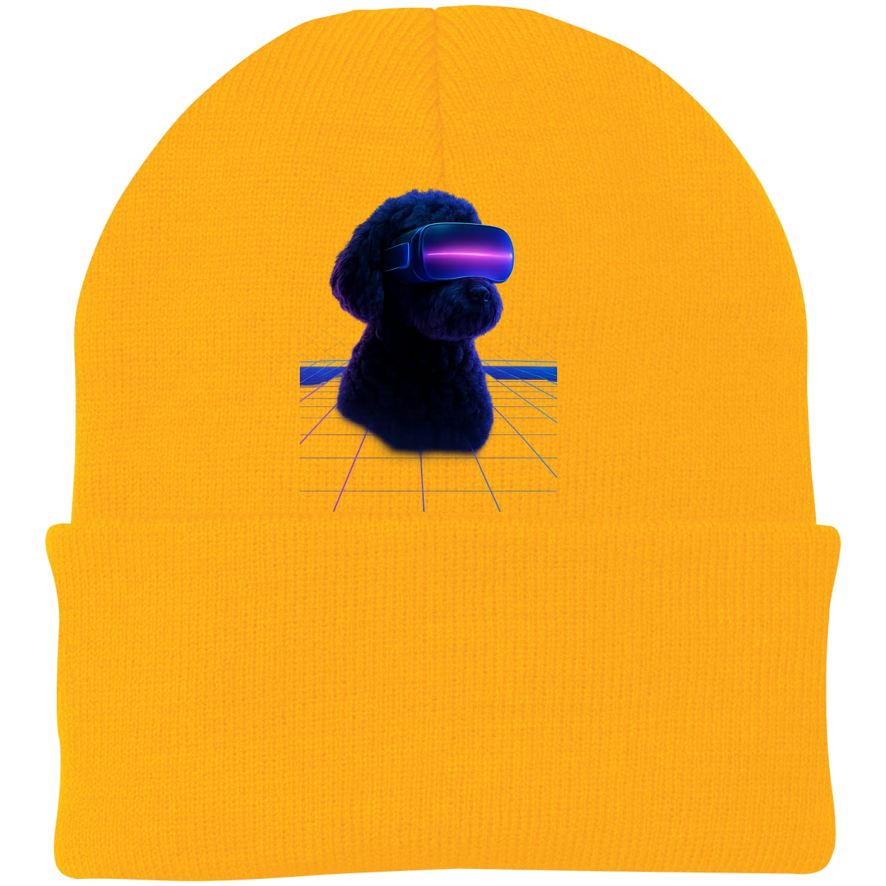 CP90 Port & Company Knit Beanie - Athletic Gold