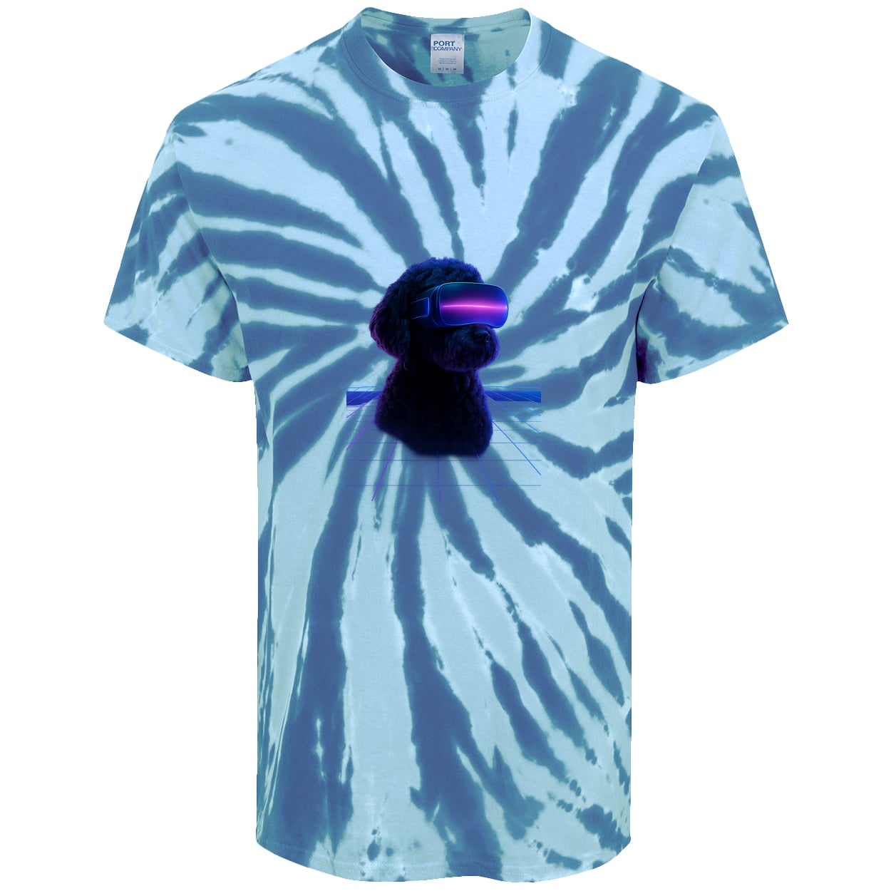 PC147 Port & Company Tie-Dye Tee - Royal