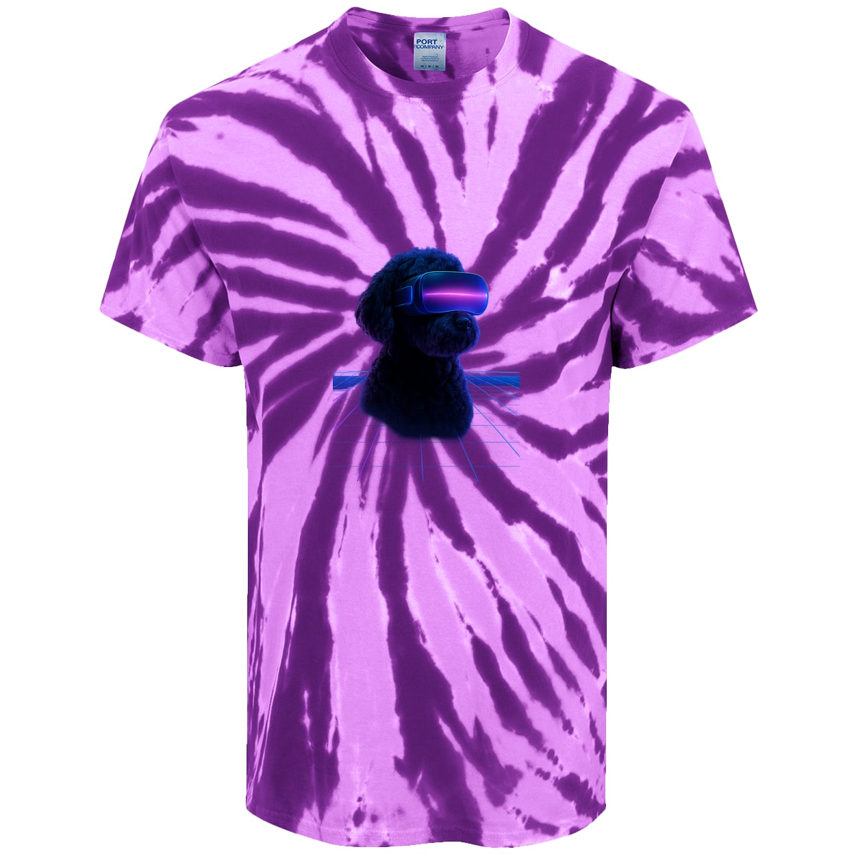 PC147 Port & Company Tie-Dye Tee - Purple