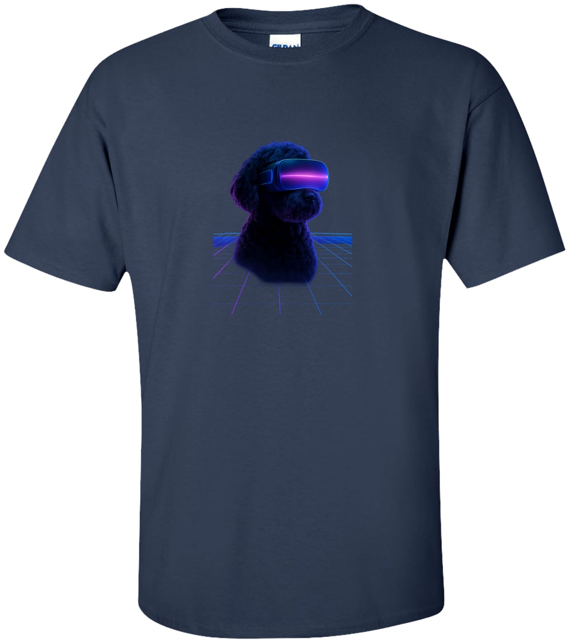 G200T Gildan Mens Tall Ultra Cotton Tee - Navy