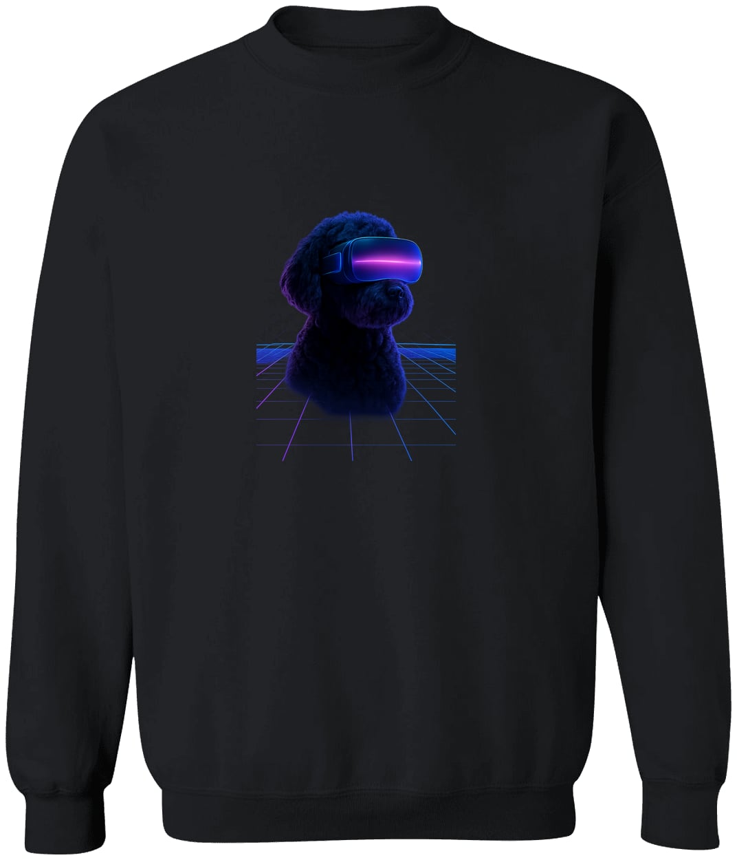 G180 Gildan Crewneck Pullover Sweatshirt - Black