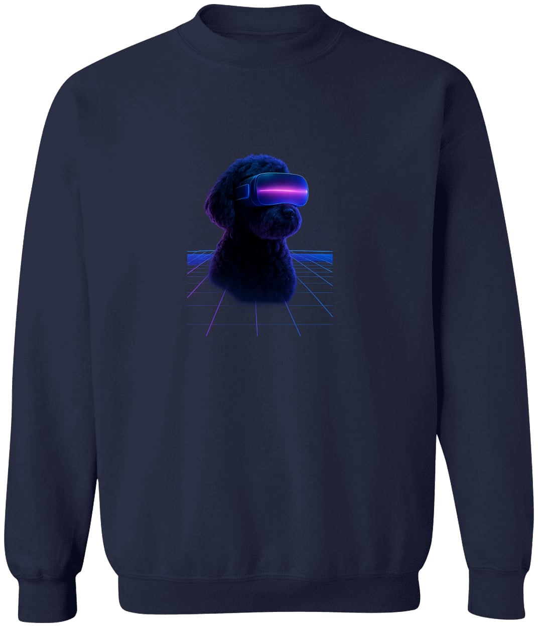 G180 Gildan Crewneck Pullover Sweatshirt - Navy