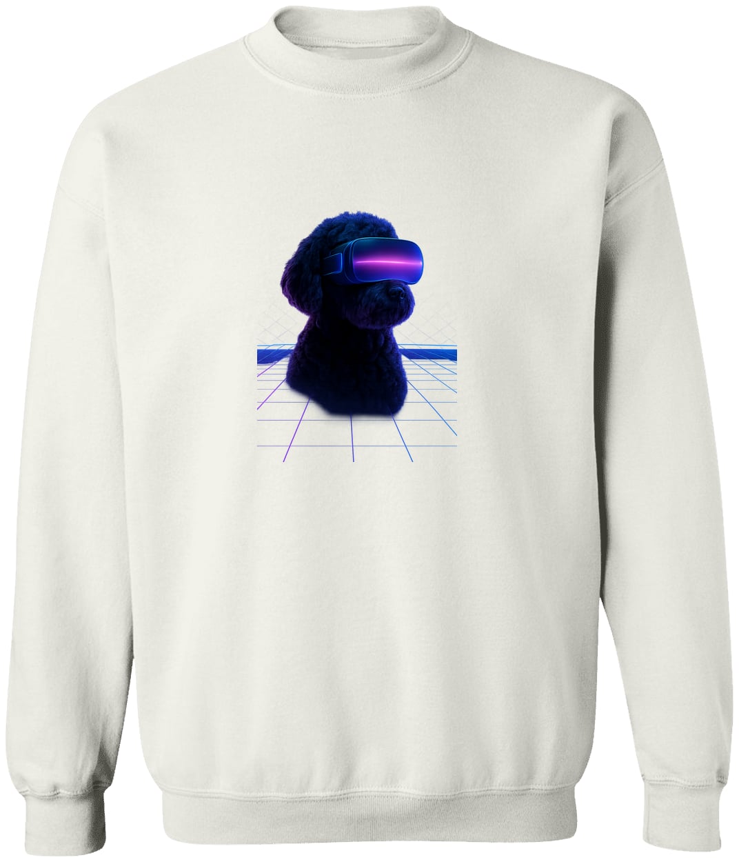 G180 Gildan Crewneck Pullover Sweatshirt - White