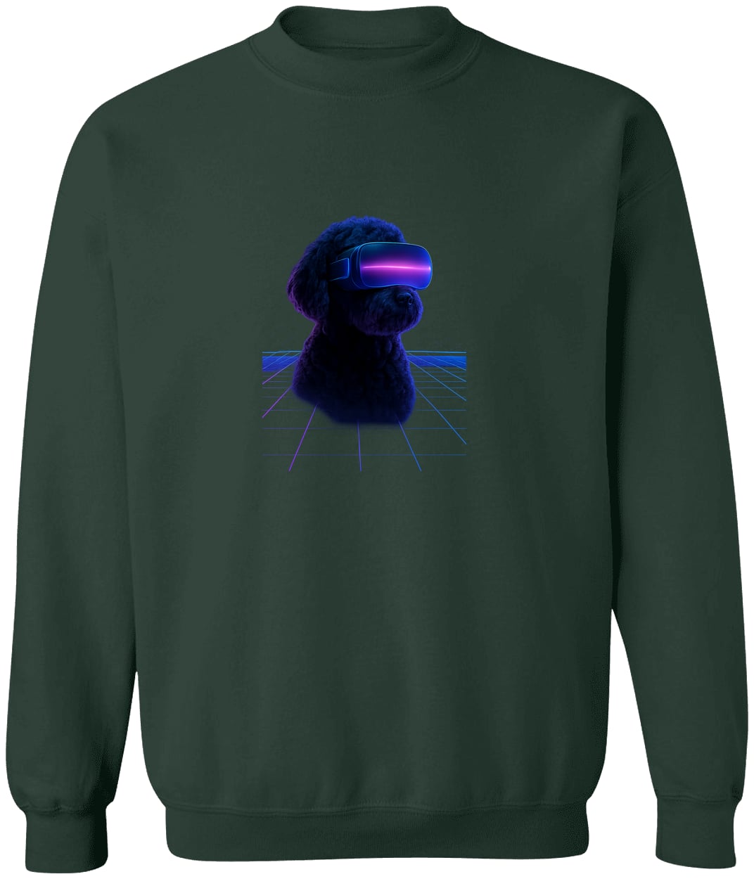 G180 Gildan Crewneck Pullover Sweatshirt - Forest Green