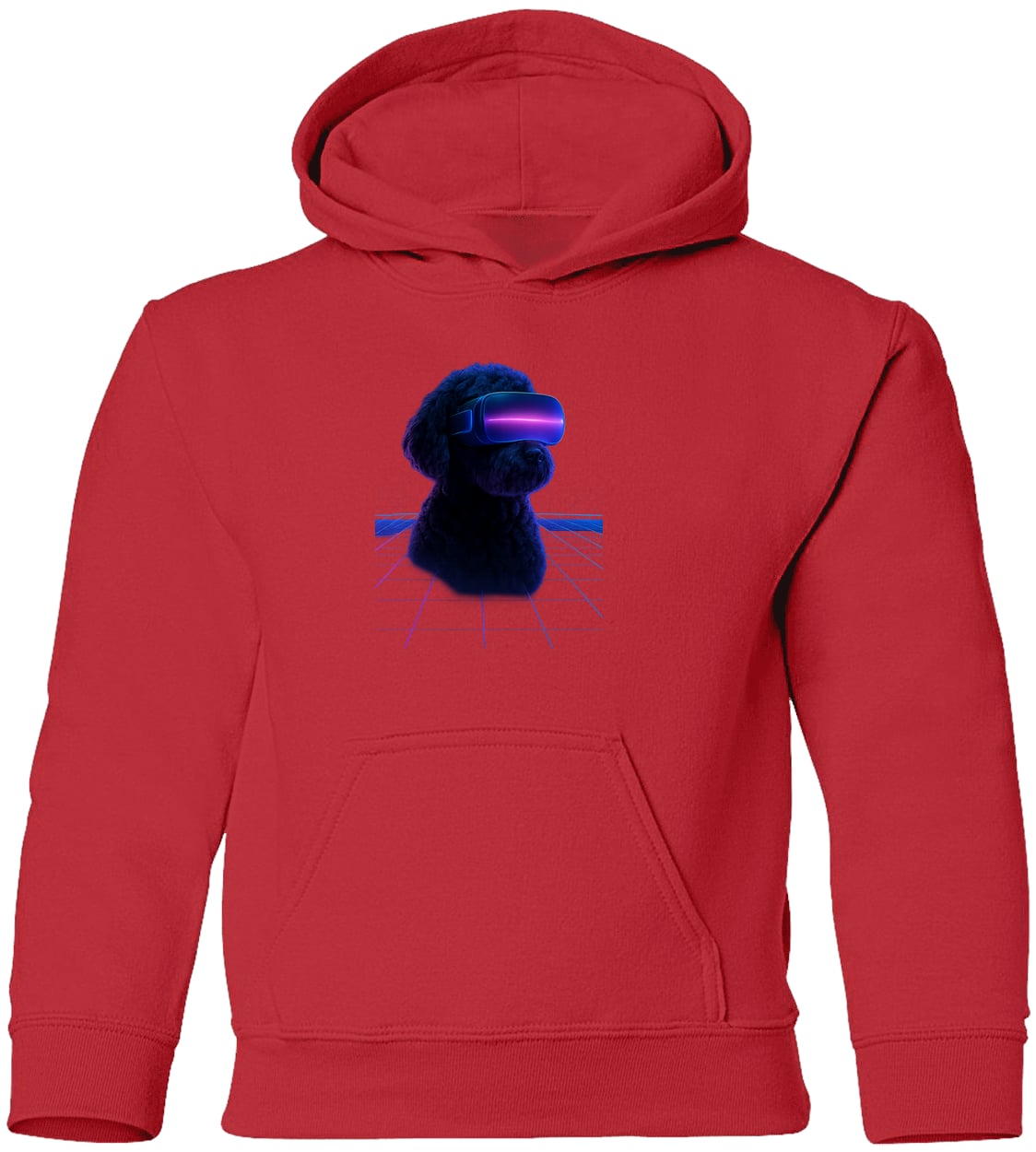 G185B Gildan Youth Pullover Hoodie - Red