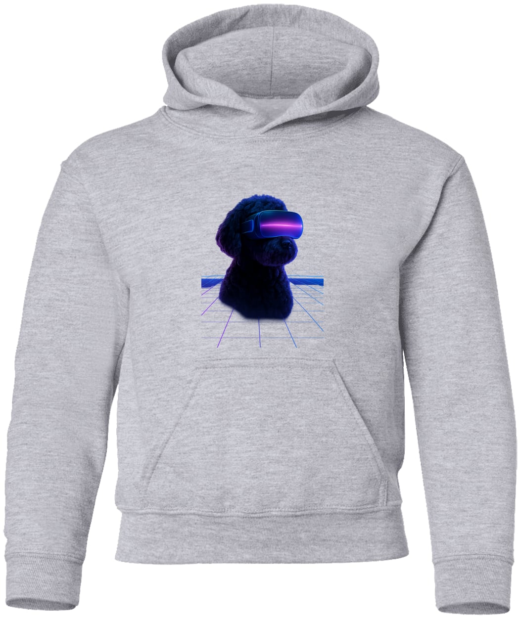 G185B Gildan Youth Pullover Hoodie - Sport Grey