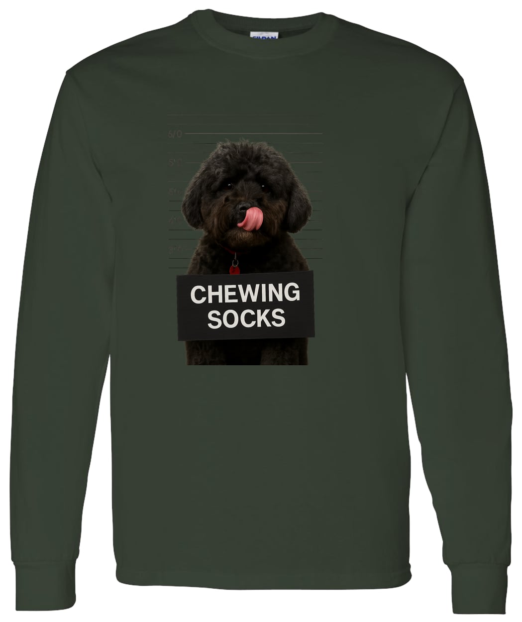 G540 LS T-Shirt 5.3 oz. - Forest Green