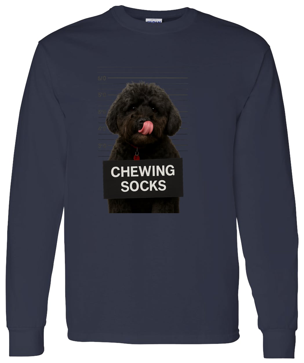 G540 LS T-Shirt 5.3 oz. - Navy