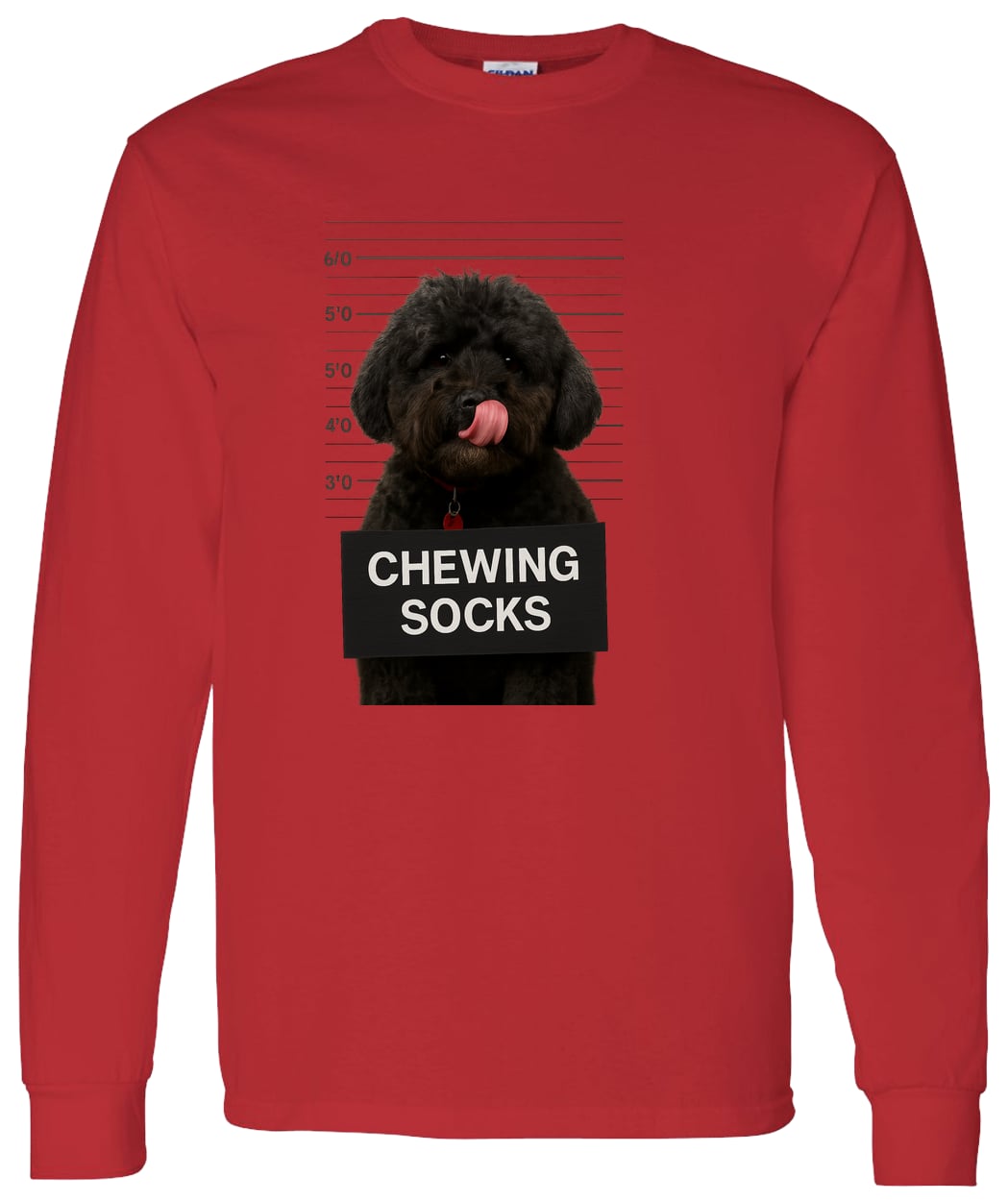 G540 LS T-Shirt 5.3 oz. - Red