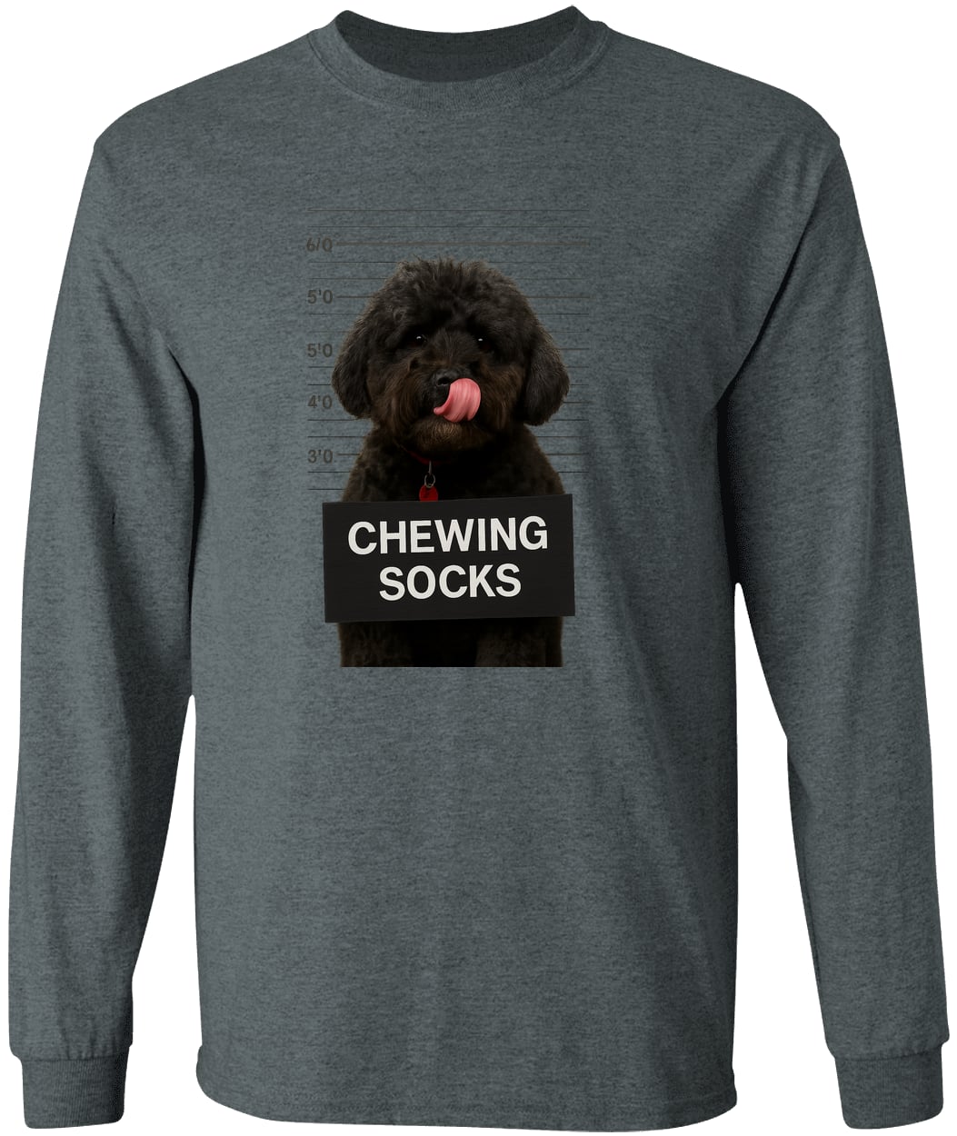 G540 LS T-Shirt 5.3 oz. - Dark Heather