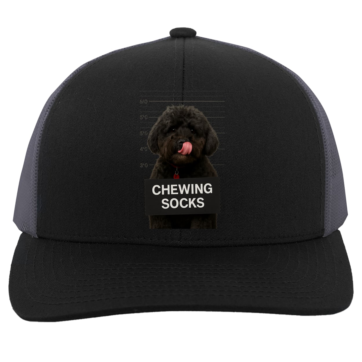 104C Trucker Snap Back - Black/Graphite