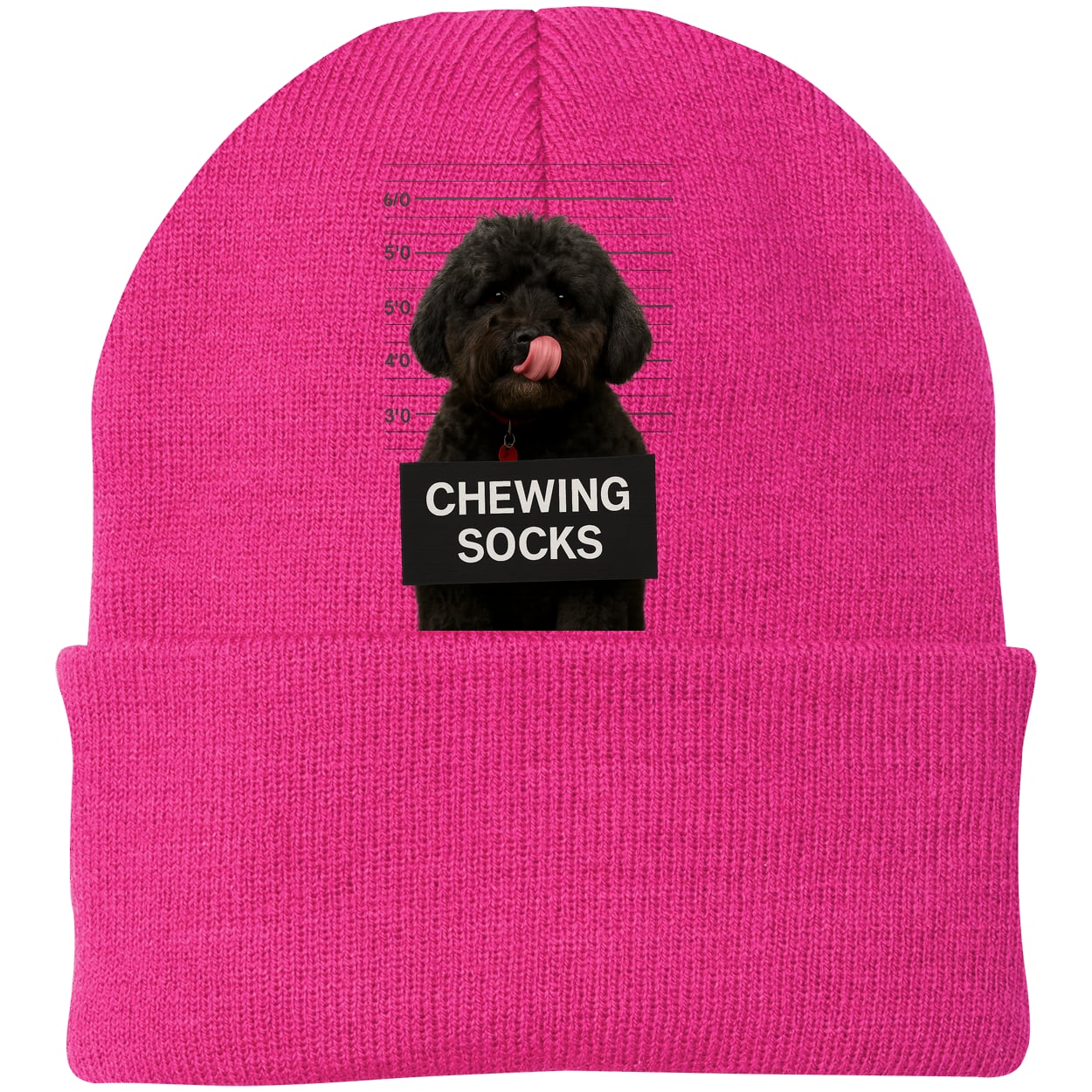 CP90 Port & Company Knit Beanie - Neon Pink