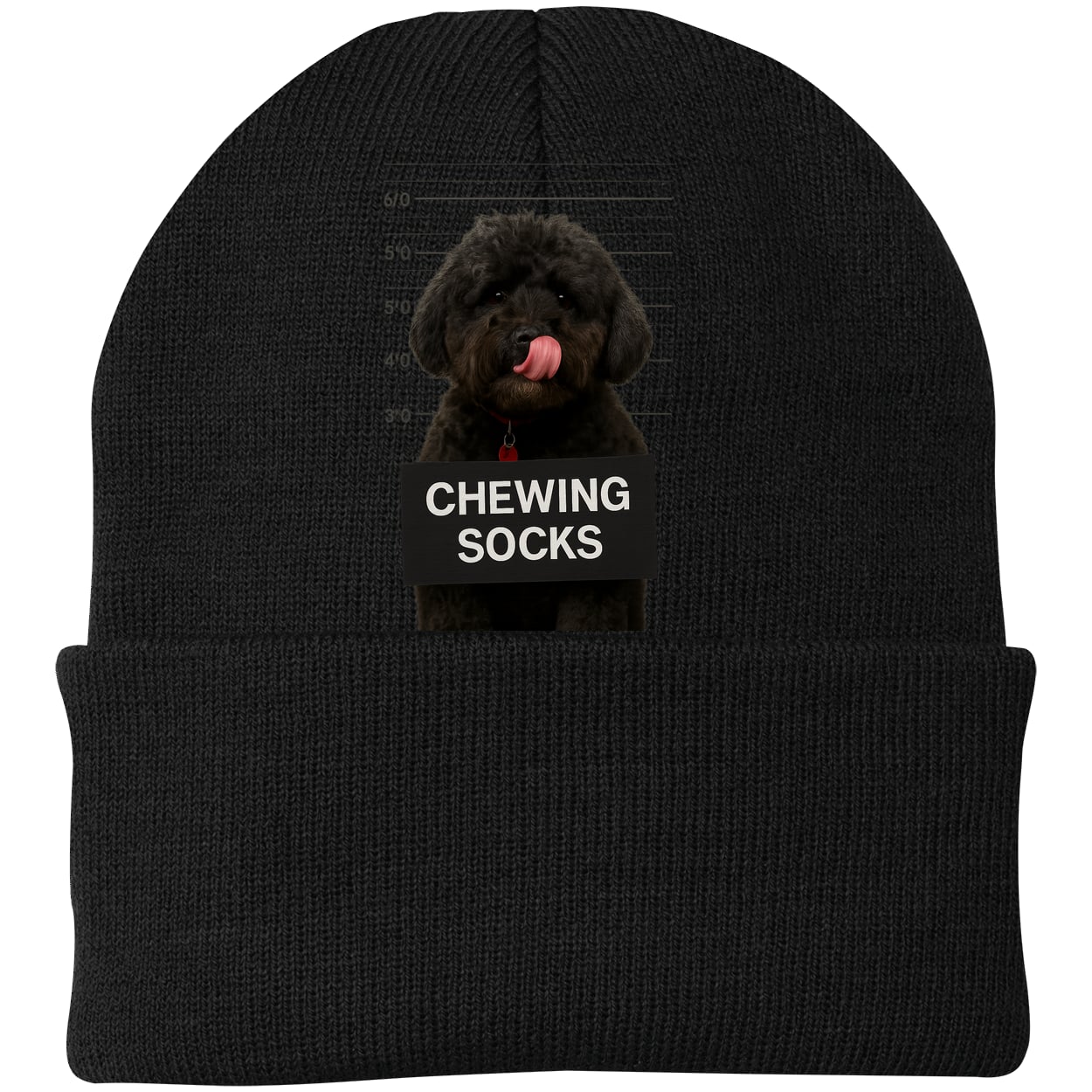 CP90 Port & Company Knit Beanie - Black