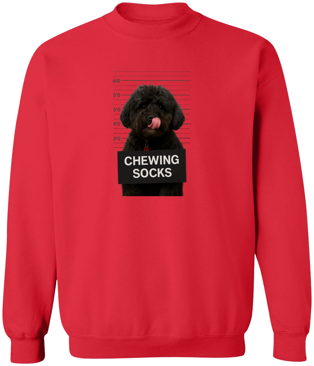 G180 Gildan Crewneck Pullover Sweatshirt - Red