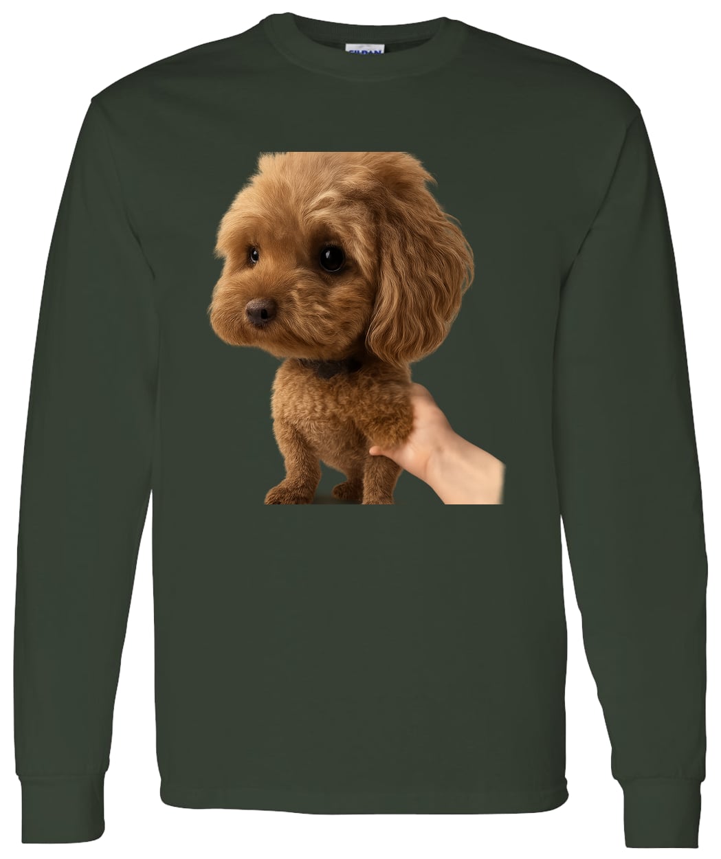 G540 LS T-Shirt 5.3 oz. - Forest Green