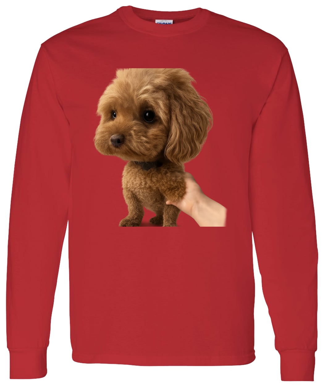 G540 LS T-Shirt 5.3 oz. - Red