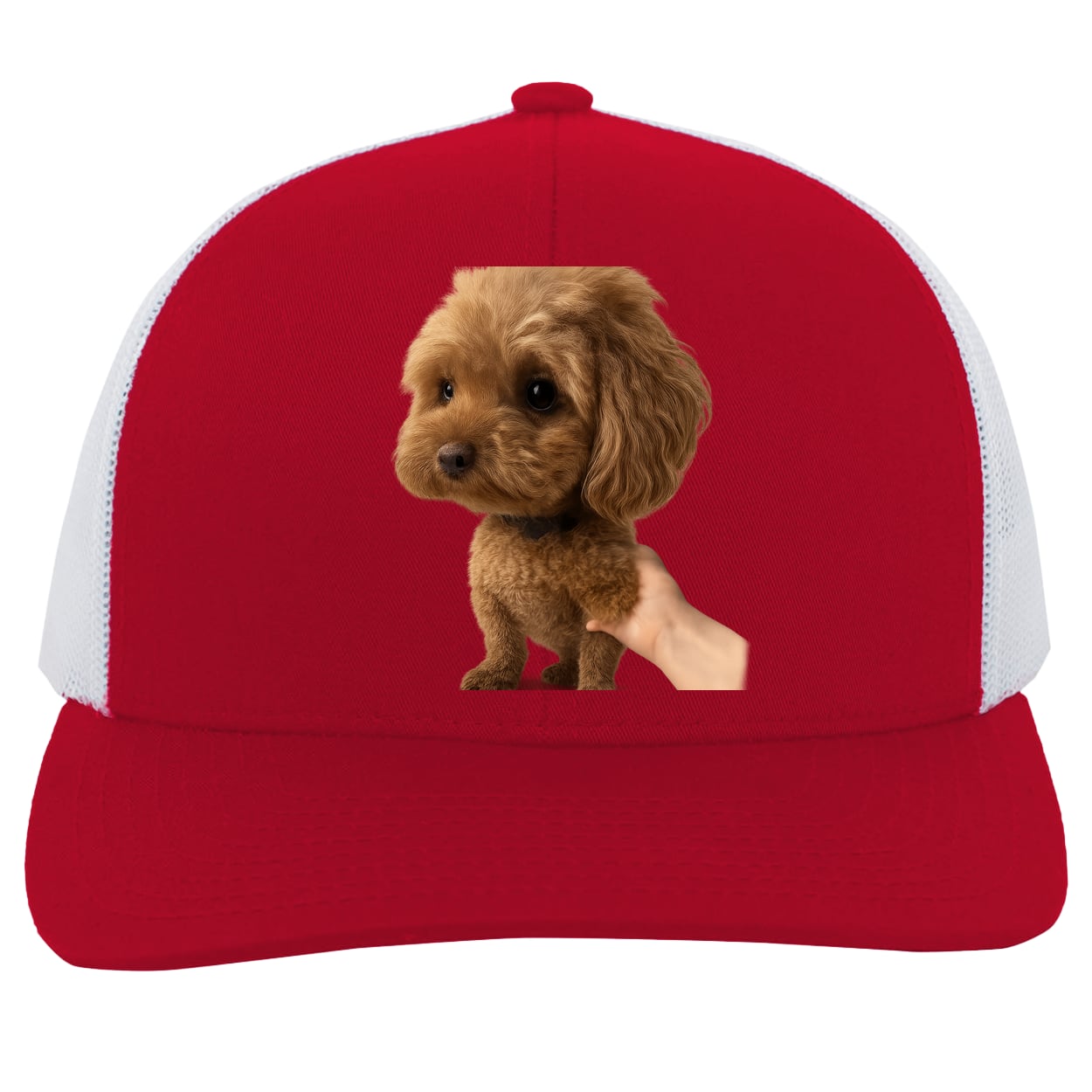 104C Trucker Snap Back - Red/White