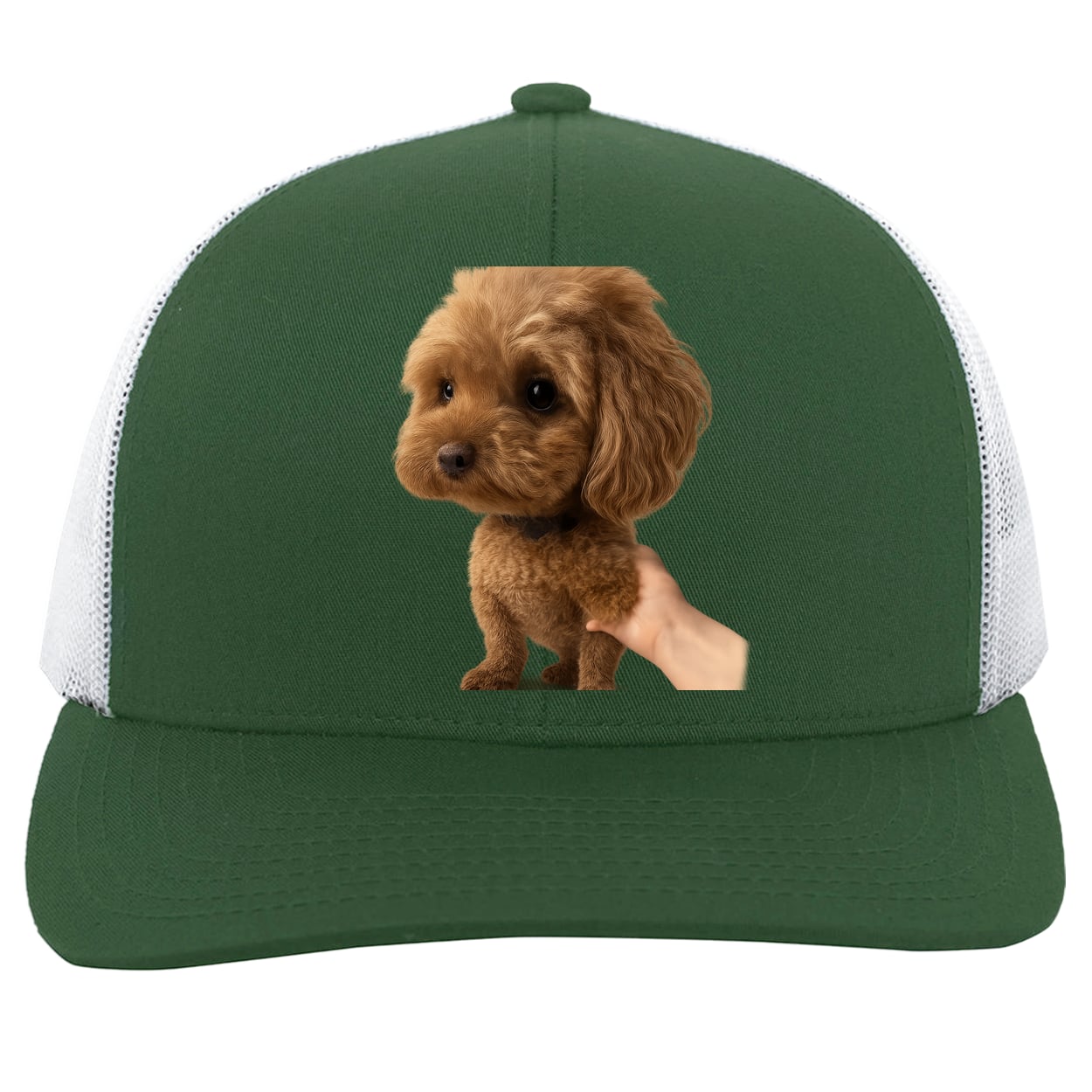 104C Trucker Snap Back - Dark Green/White