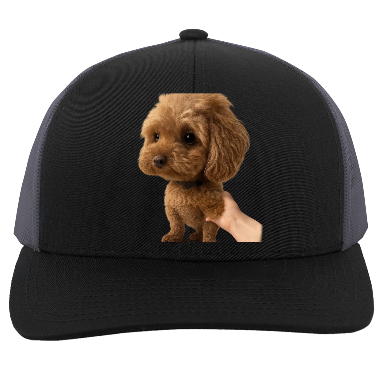 104C Trucker Snap Back - Black/Graphite