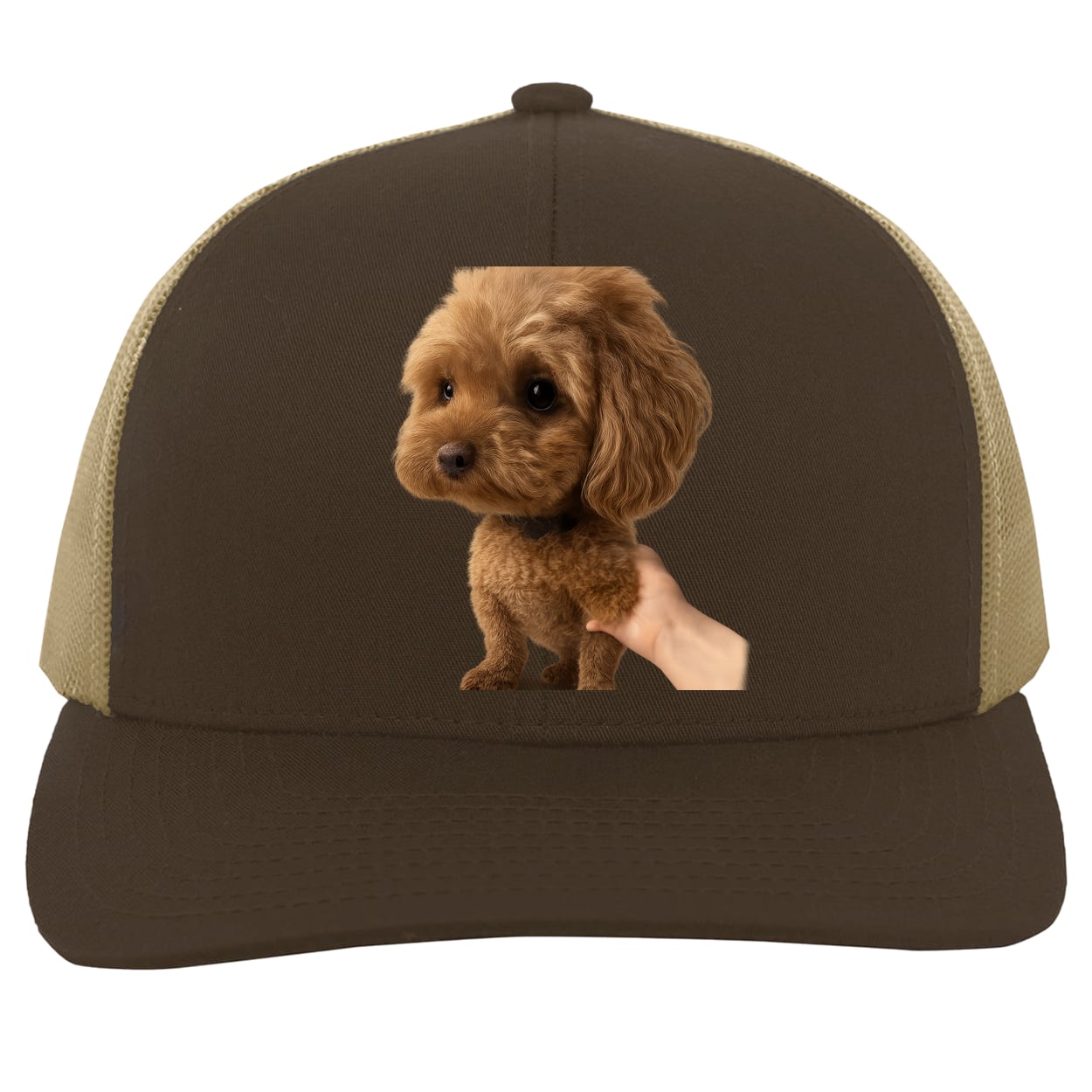 104C Trucker Snap Back - Brown/Khaki