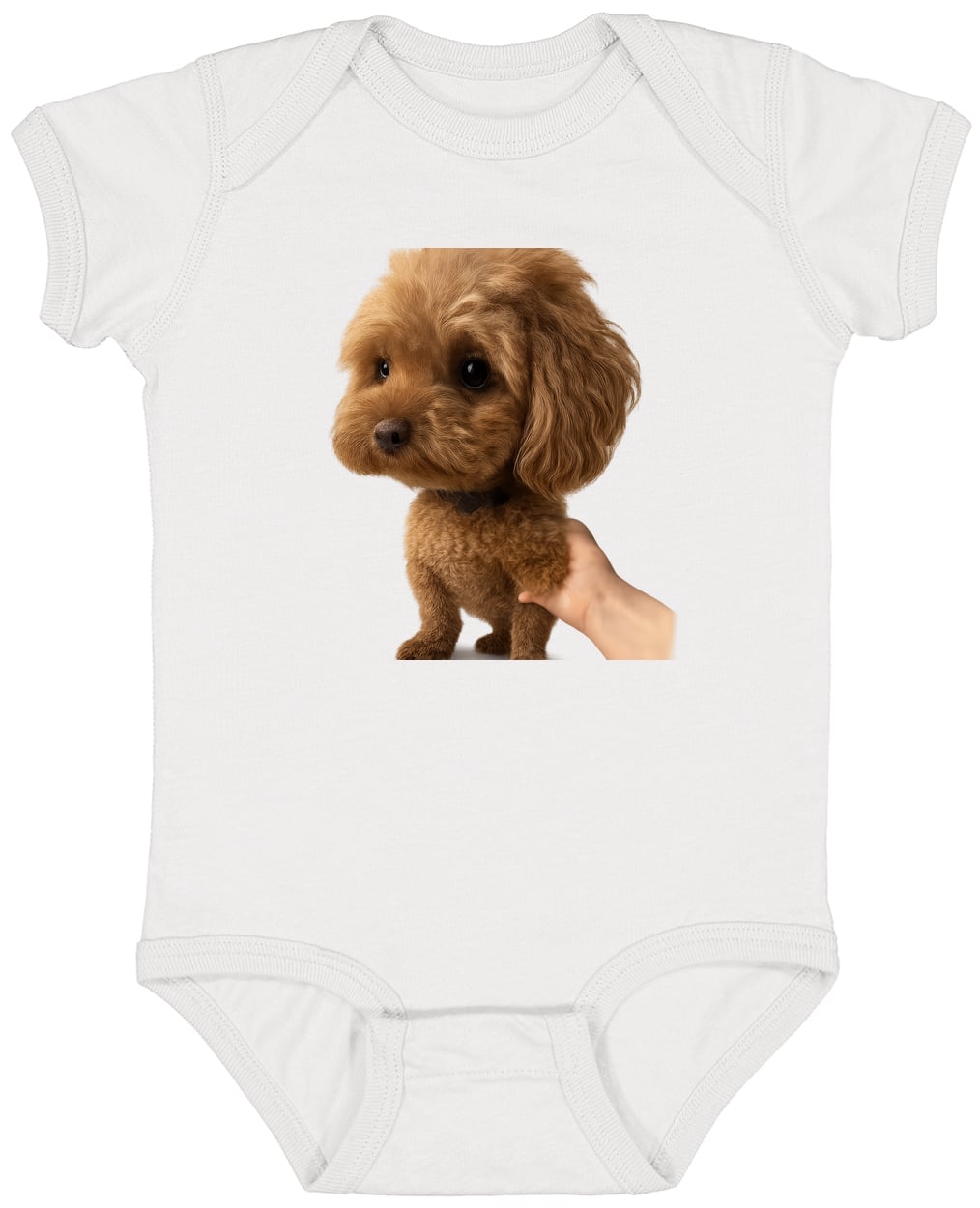 4424 Infant Fine Jersey Bodysuit - White