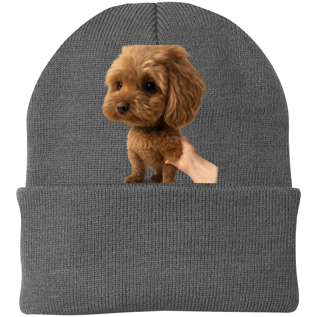CP90 Port & Company Knit Beanie - Athletic Oxford