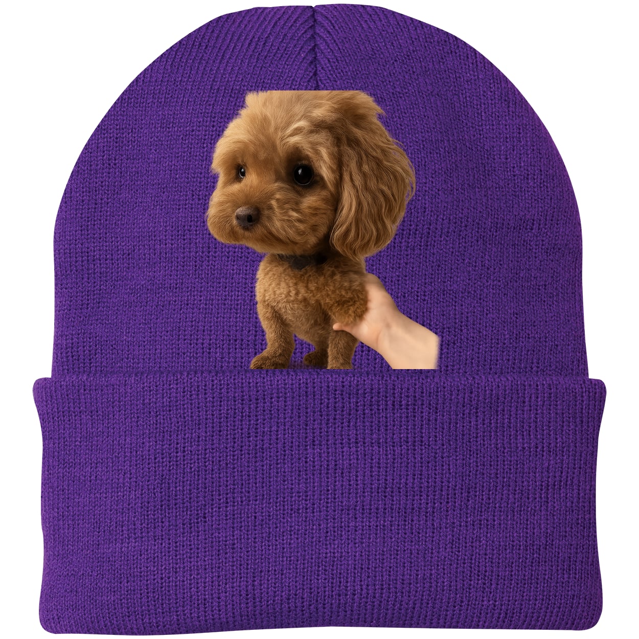 CP90 Port & Company Knit Beanie - Athletic Purple