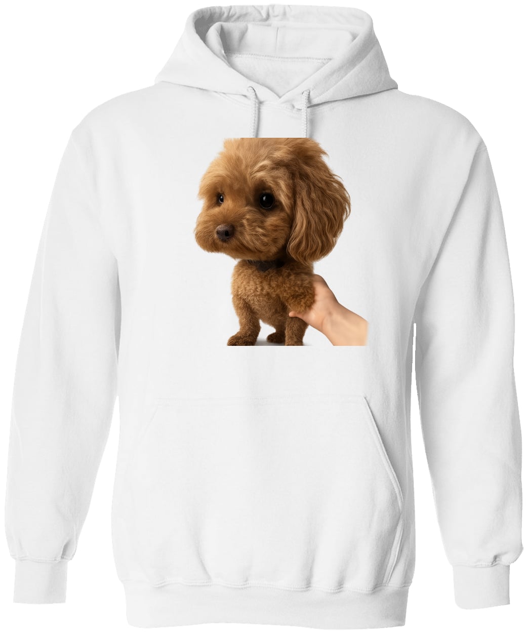 G185 Gildan Pullover Hoodie - White