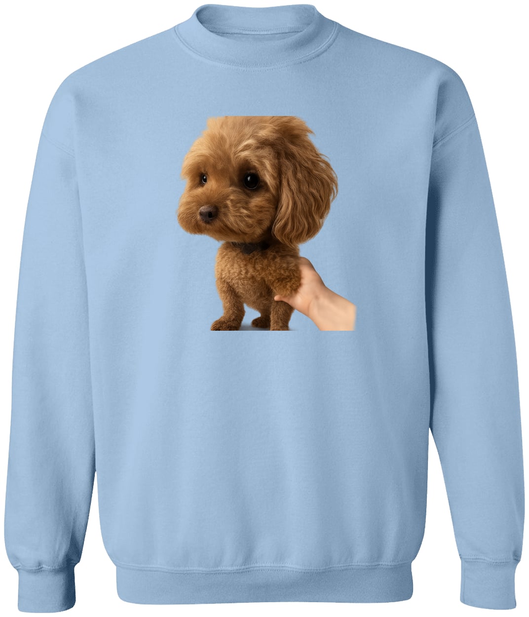 G180 Gildan Crewneck Pullover Sweatshirt - Light Blue