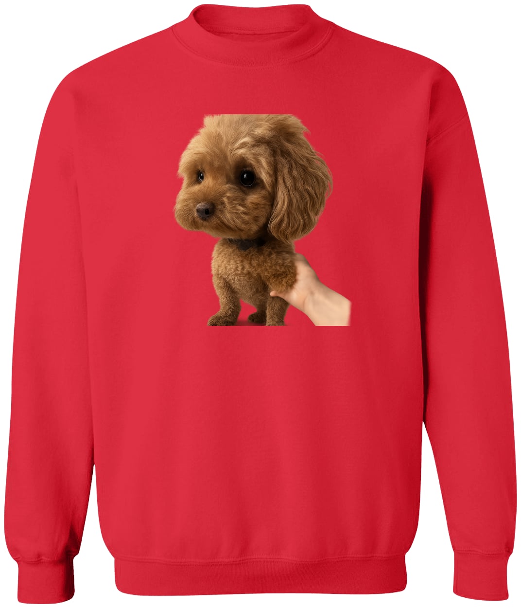 G180 Gildan Crewneck Pullover Sweatshirt - Red