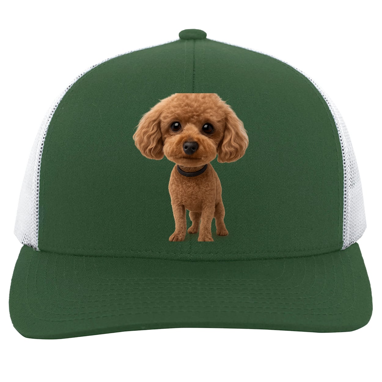 104C Trucker Snap Back - Dark Green/White
