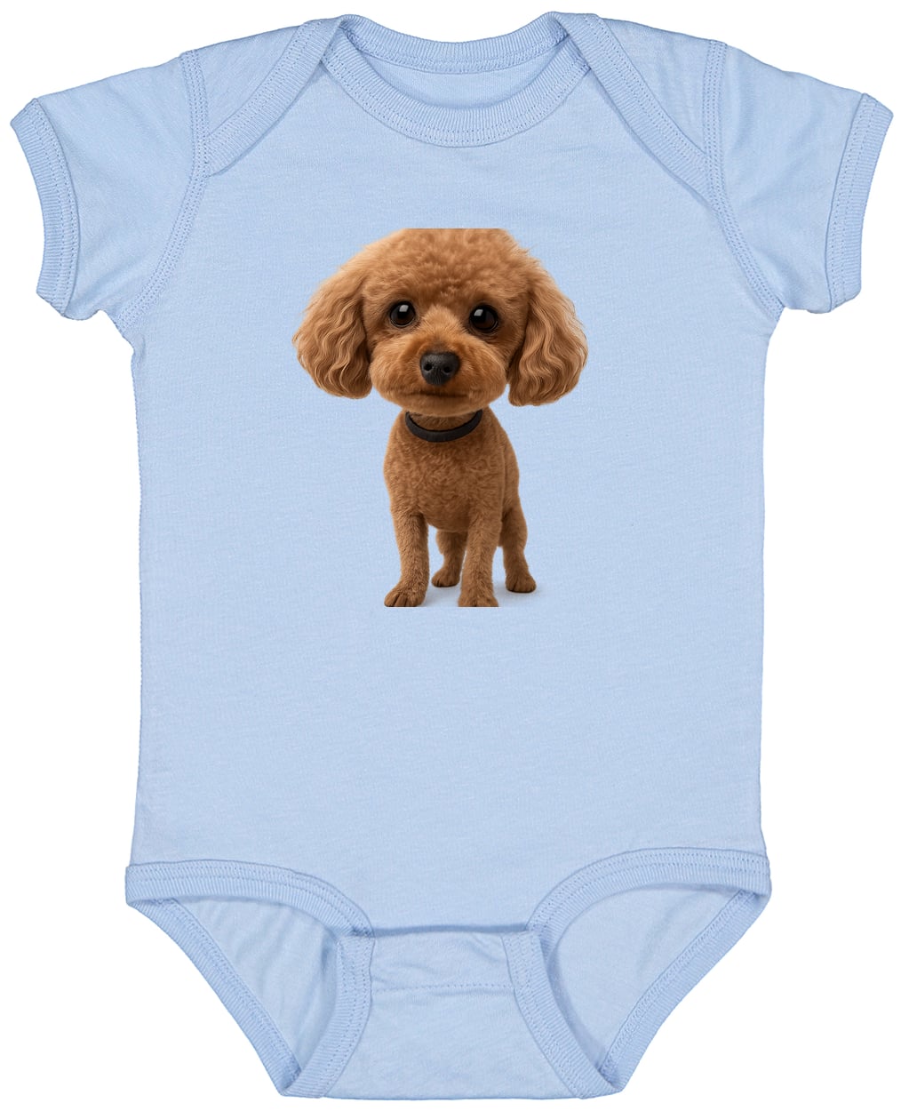 4424 Infant Fine Jersey Bodysuit - Light Blue