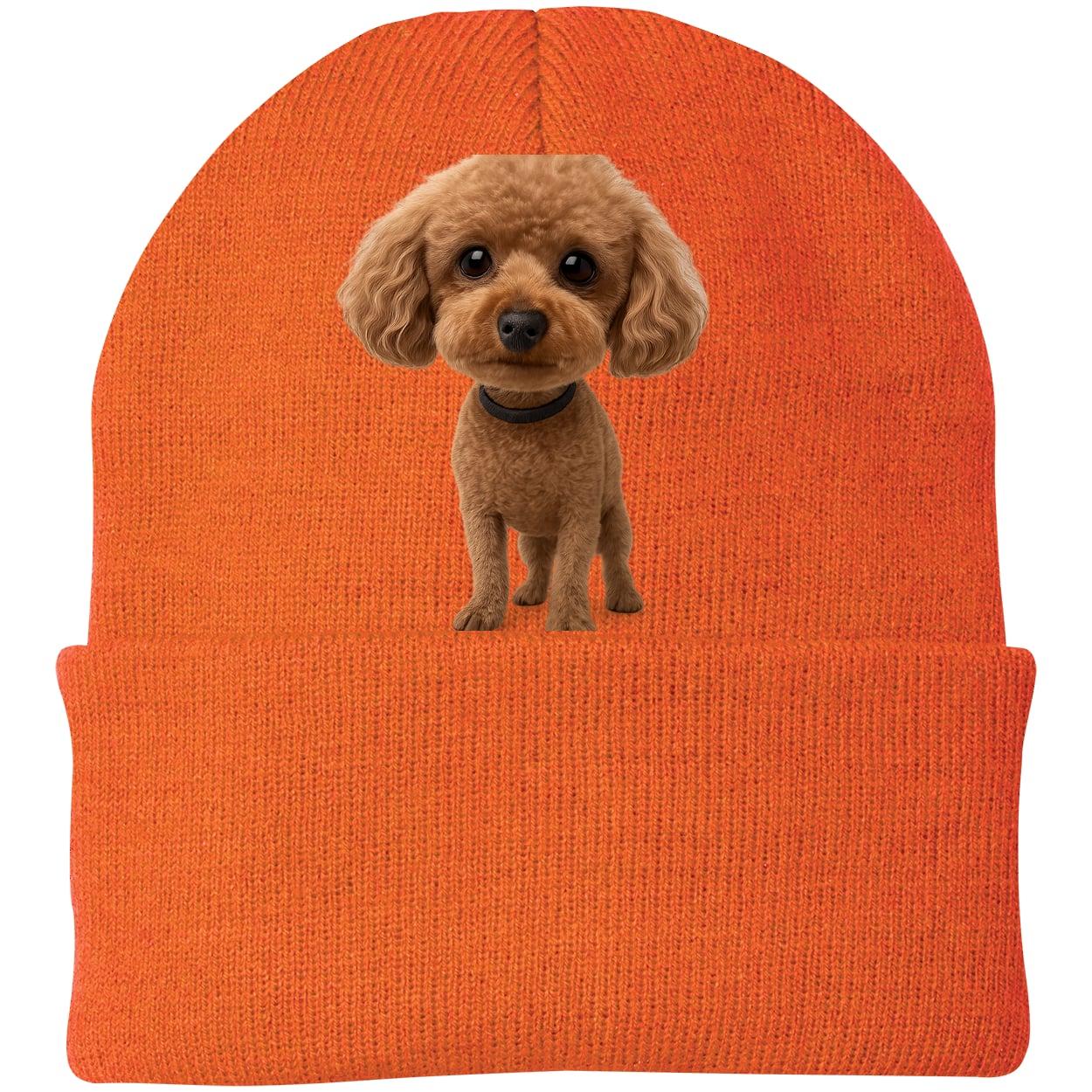 CP90 Port & Company Knit Beanie - Neon Orange