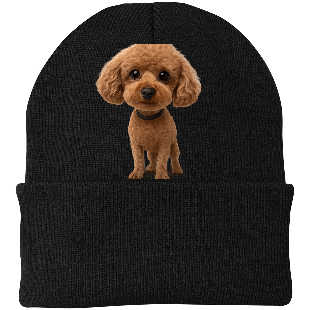 CP90 Port & Company Knit Beanie - Black