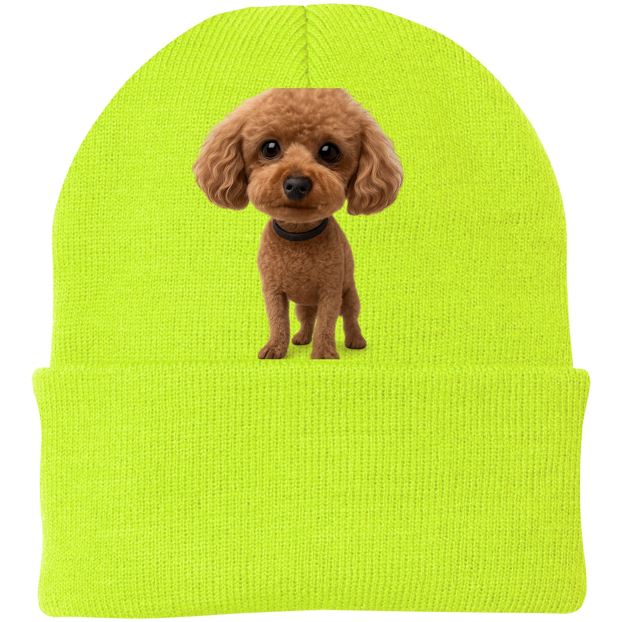 CP90 Port & Company Knit Beanie - Neon Yellow