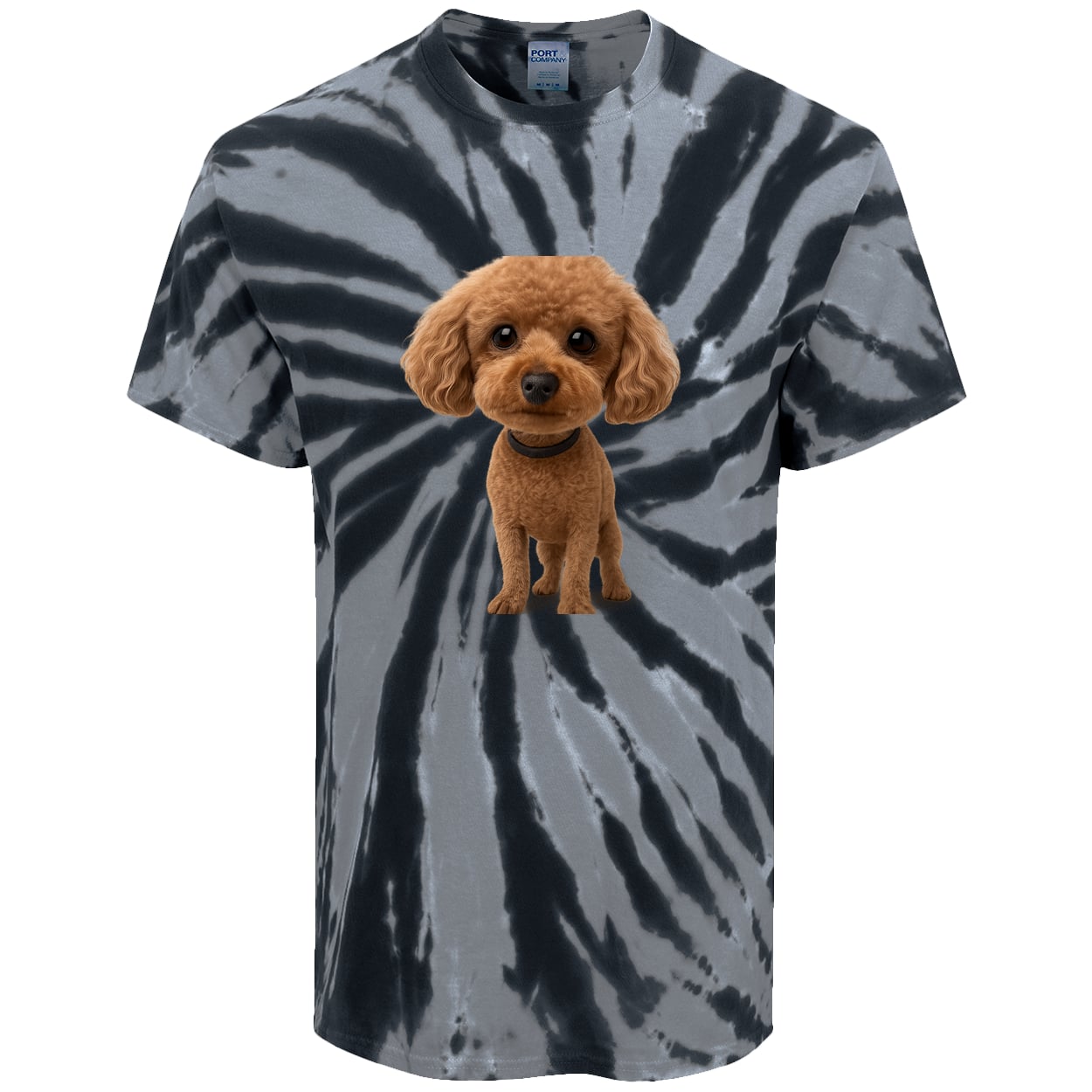 PC147 Port & Company Tie-Dye Tee - Black
