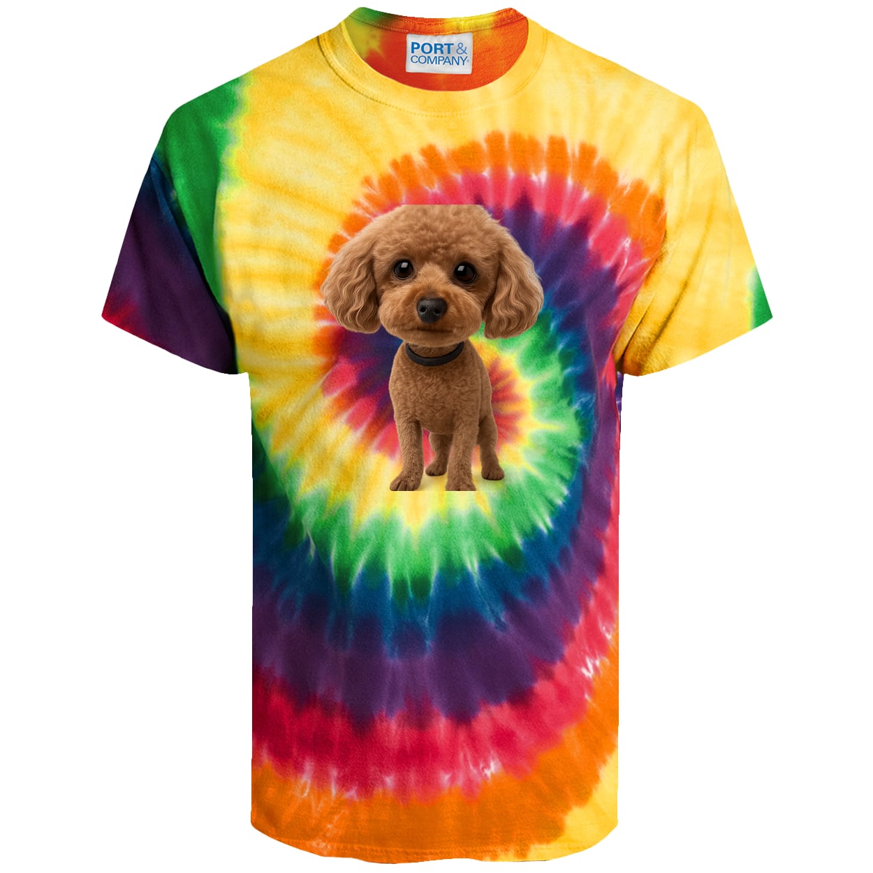 PC147 Port & Company Tie-Dye Tee - Rainbow